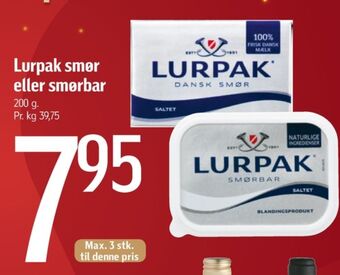 Føtex Lurpak smør tilbud