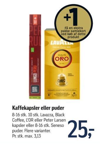 Føtex Lavazza kaffekapsler tilbud