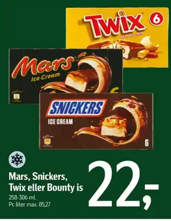 Føtex Twix issnacks tilbud