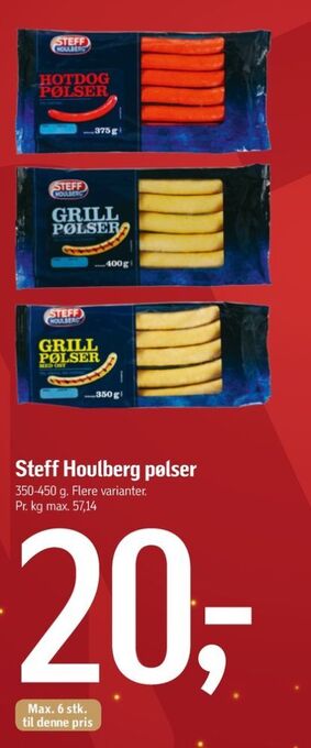 Føtex Steff houlberg grillpølser tilbud