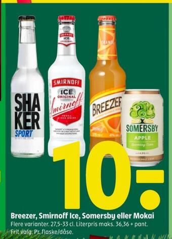 Coop 365 Smirnoff ice rtd-cider tilbud