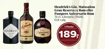 Dagli'Brugsen Hendricks gin tilbud