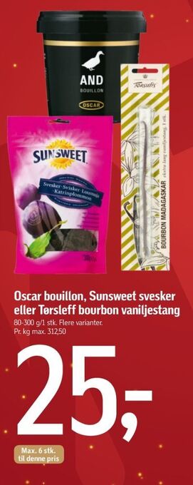 Sunsweet svesker