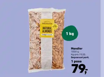 Delicata mandler