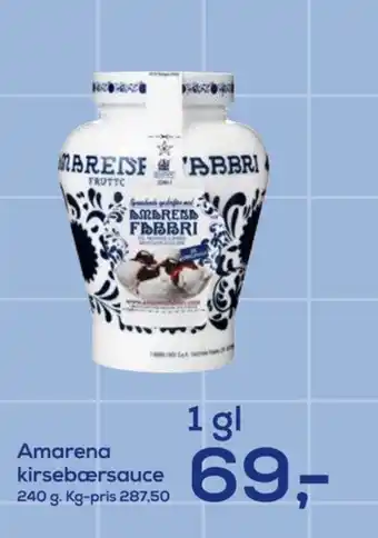 Irma Amarena fabbri kirsebærsauce tilbud