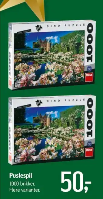 Dino puzzle puslespil