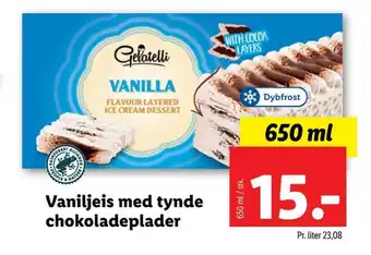 Lidl Gelatelli isdessert tilbud