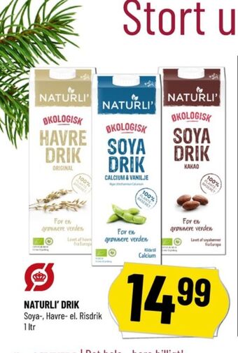 Løvbjerg Naturli' havredrik tilbud