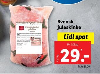 Lidl Favorina skinke tilbud