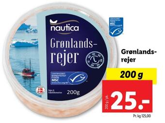 Lidl Nautica rejer tilbud