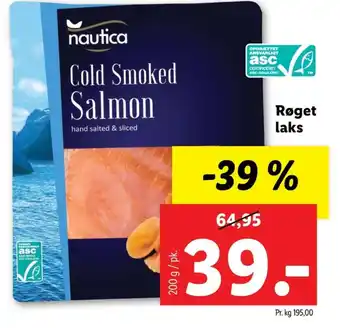 Lidl Nautica laks i skiver tilbud