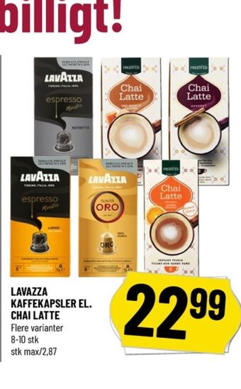 Løvbjerg Lavazza kaffekapsler tilbud