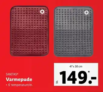 Lidl Sanitas varmepude tilbud