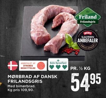 MENY Friland frilandsgris grisemørbrad tilbud