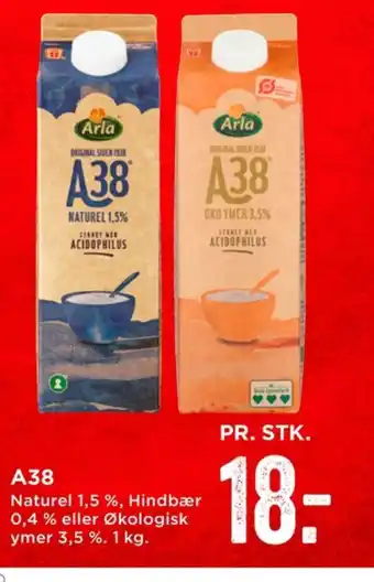 MENY Arla a-38 naturel 1,5% tilbud