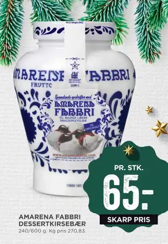 MENY Amarena fabbri kirsebærsauce tilbud