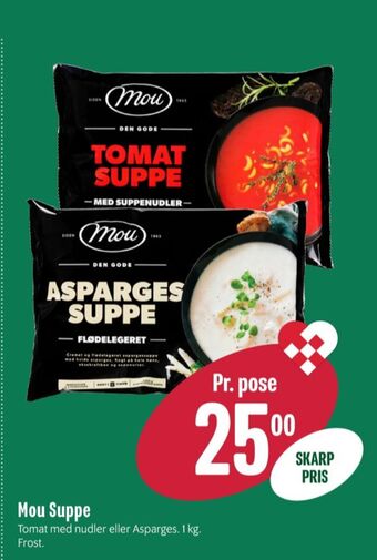 Min Købmand Mou aspargessuppe tilbud