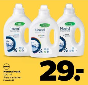 Netto Neutral vaskemiddel-flydende tilbud
