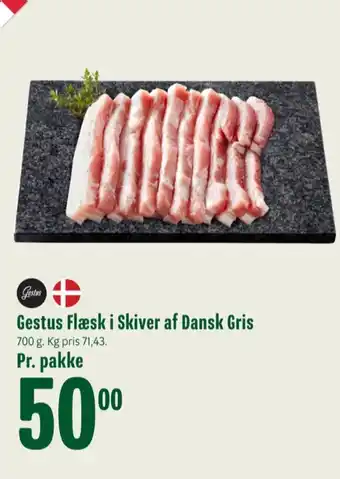 Min Købmand Gestus flæsk tilbud