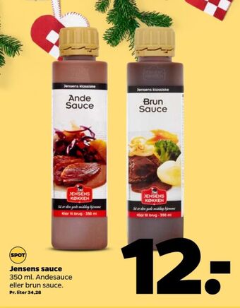Netto Jensens køkken sauce flydende tilbud