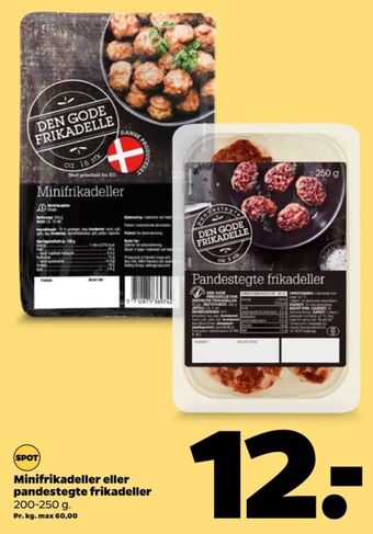 Netto Den gode frikadelle frikadeller tilbud