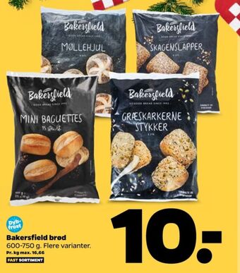 Netto Bakersfield rundstykker tilbud