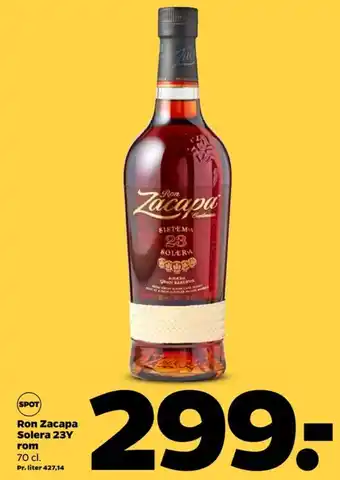 Netto Ron zacapa rom tilbud