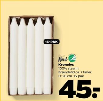 Netto Nord home living kronelys tilbud