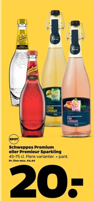 Netto Schweppes tonicvand tilbud