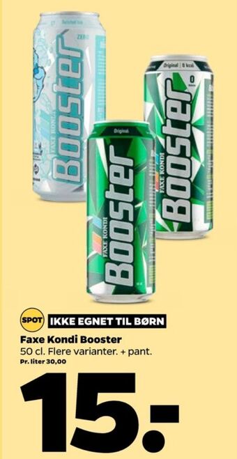 Netto Booster energidrik tilbud