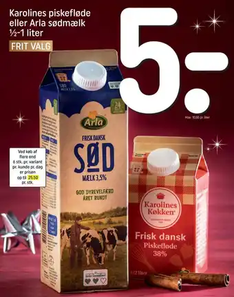 REMA 1000 Karolines piskefløde 38% tilbud