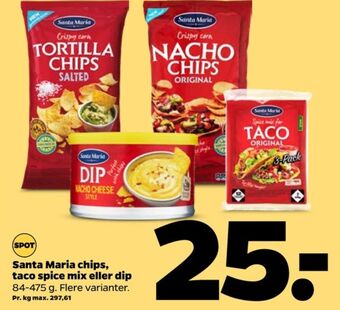 Netto Santa maria tortillachips tilbud