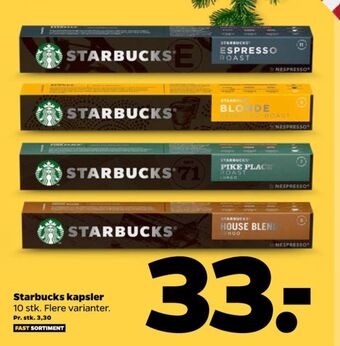Netto Starbucks kaffekapsler tilbud