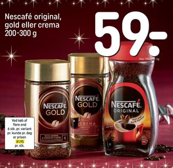 REMA 1000 Gold instant kaffe tilbud