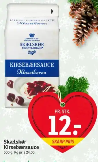 Skælskør frugtplantage kirsebærsauce