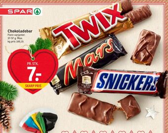 SPAR Mars chokoladebar tilbud