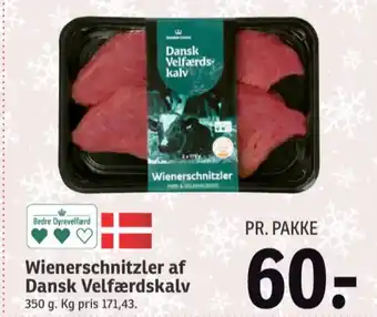 SPAR Dansk velfærdskalv kalvewienerschnitzler tilbud