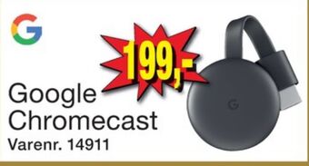 Harald Nyborg Chromecast adapter tilbud