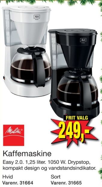 Harald Nyborg Melitta kaffemaskine tilbud