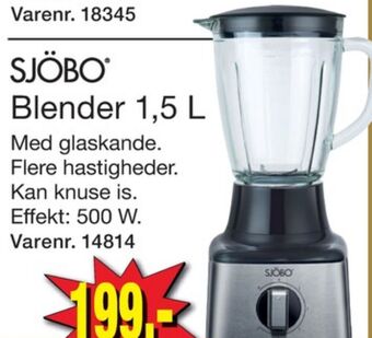Harald Nyborg Sjöbo blender tilbud