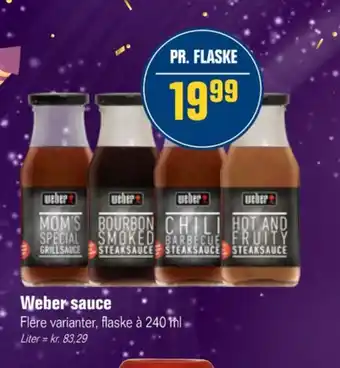 Otto Duborg Weber sauce flydende tilbud
