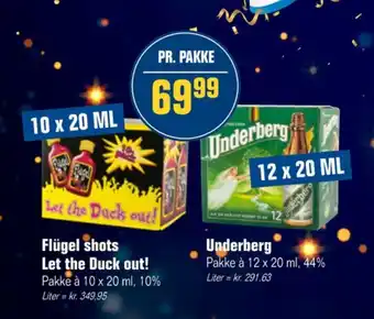 Otto Duborg Flügel shots tilbud