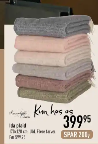 Imerco Rosenhills væveri plaid tilbud