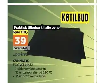 Power Ovnmåtte tilbud