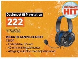 Power Recon 50 gaming headset tilbud