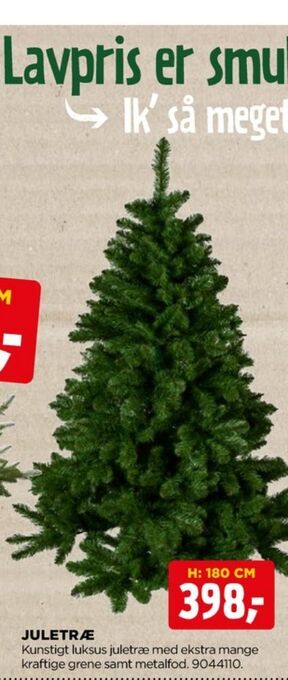 jem & fix Ukendt kunstig juletræ tilbud