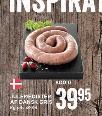 MENY Julemedister af dansk gris tilbud
