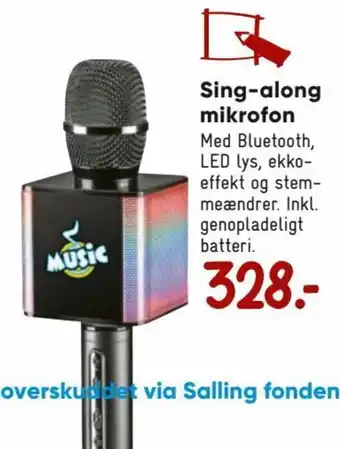 Bilka Sing-Along Mikrofon tilbud