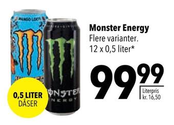 Citti Monster energy tilbud