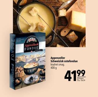 Citti Appenzeller schweizisk ostefondue tilbud